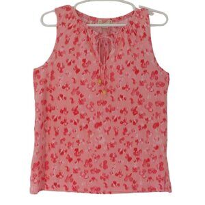 MICHAEL KORS, Sleeveless blouse, pink, cotton and modal, for Women, size M